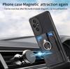 D2 for Honor 200 5G Case Elastic Card Holder Ring Kickstand Leather+TPU Phone Cover