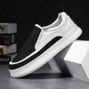 Scarpe Casual da Uomo Traspiranti Moda Mocassini da Uomo in Tela Comfort Slip-on Scarpe da Guida Platform Sneakers da Passeggio Scarpe Vulcanizzate