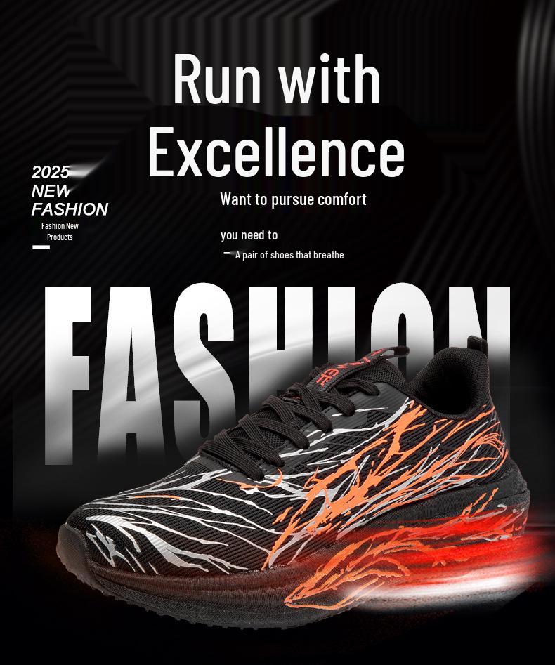 Leuchtende 2025 Frühling/Herbst Atmungsaktive Leichte Teenager Laufschuhe mit Weicher Sohle