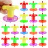 18Pcs Mini Finger Spinning Gyro Toys Color Torsion Speed Decompression Kids Party Favors Birthday Gifts Pinata Fillers
