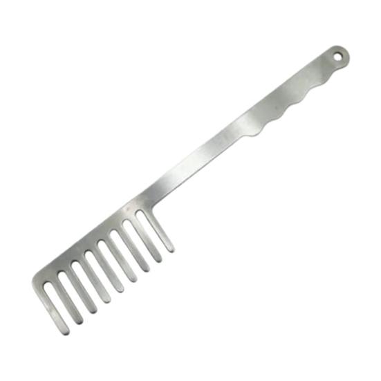 

Stainless Steel Spaghetti Comb Ergonomic Pasta Server Creative Pasta Portioning Tool for Separated Noodles Heat-Resistant Essential Gadget