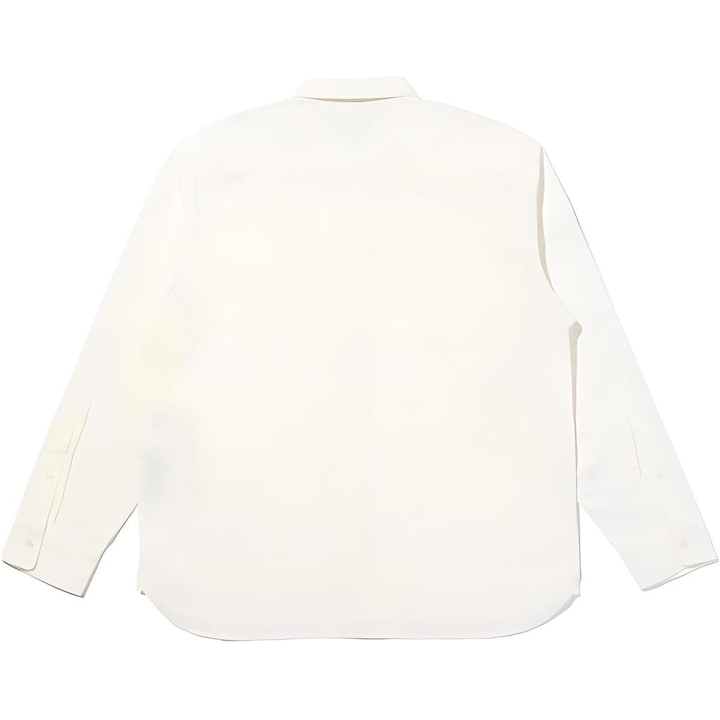 Levis SS25 Bluetab™ Series Solid Color Comfortable Button-Up Long Sleeve Shirt Men Shirts White 001LI-0001