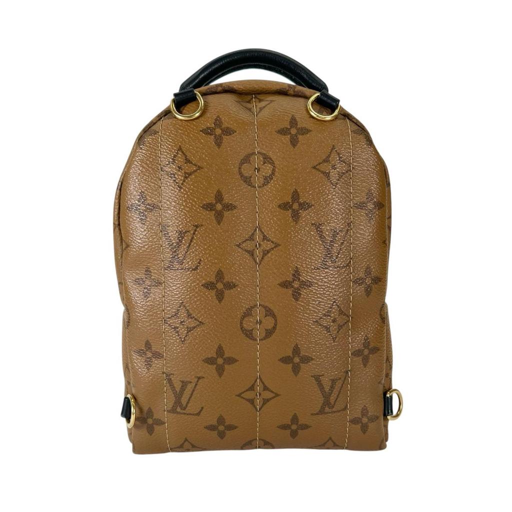 LOUISVUITTON Monogram reverse Palm Springs Backpack Daypack leather Women M44872 Used