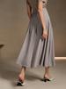 Asymmetrical Pleated Elegant Women's Hip-Hugging Skirt - Europe 2025 Fashion