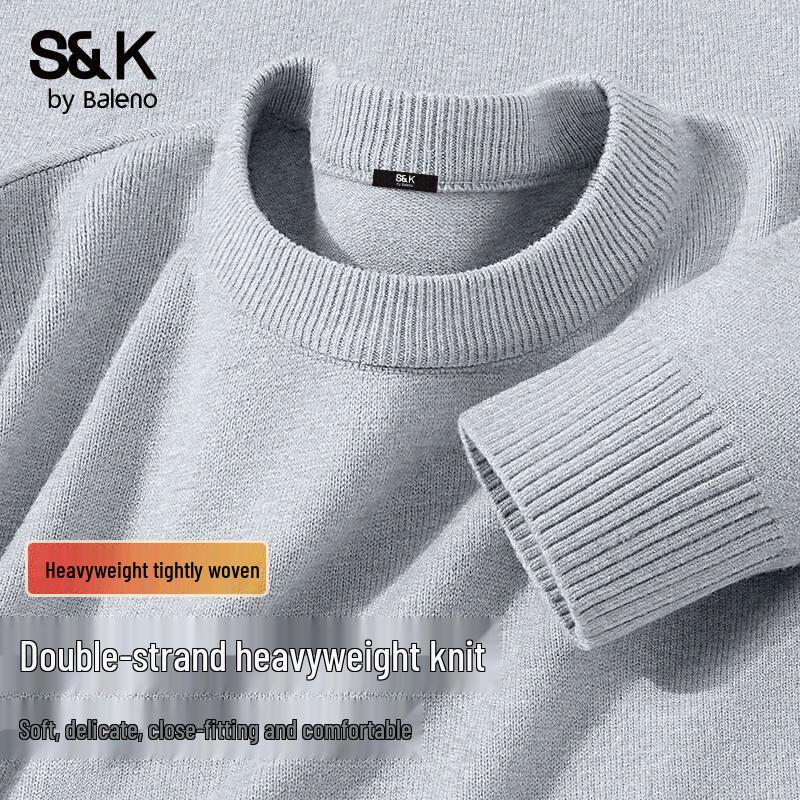 Baleno Men's S&K Series Crew Neck Knit Sweater