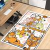 Garfield Printed Carpet, for Office Chair Living Room Bedroom Kitchen Room Decor Gifts.