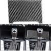 NVCNX Real Carbon Fiber Accessories for Hyundai Elantra 2017 2018 Car Thick Overlay Center Console Gear Shift Panel Button Cover Interior Trim Soft