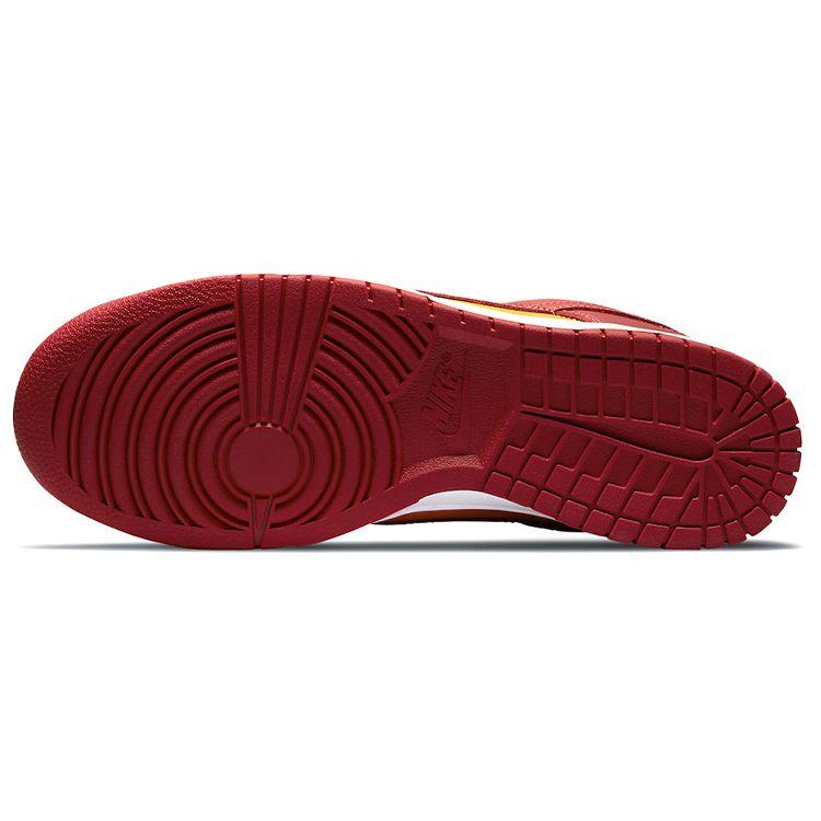 Nike Dunk Low USC Men Sneakers Red Midas-Gold Tough-Red DD1391-701