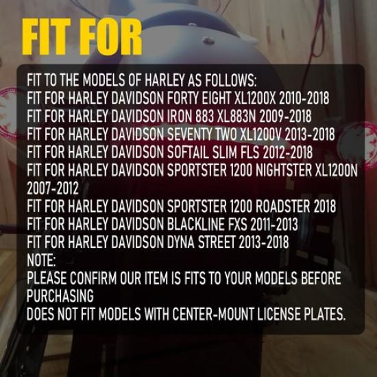 Motorcycle LED Turn Signal Light Running Rear Red Fender Amber Lamp*1 For Harley