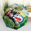 1pc Doraemon and the Kingdom of Kibō Fully Automatic Folding Portable Umbrella, 8 Iron Frames, Three-Fold Design, Suitable for All Seasons, Suitable f