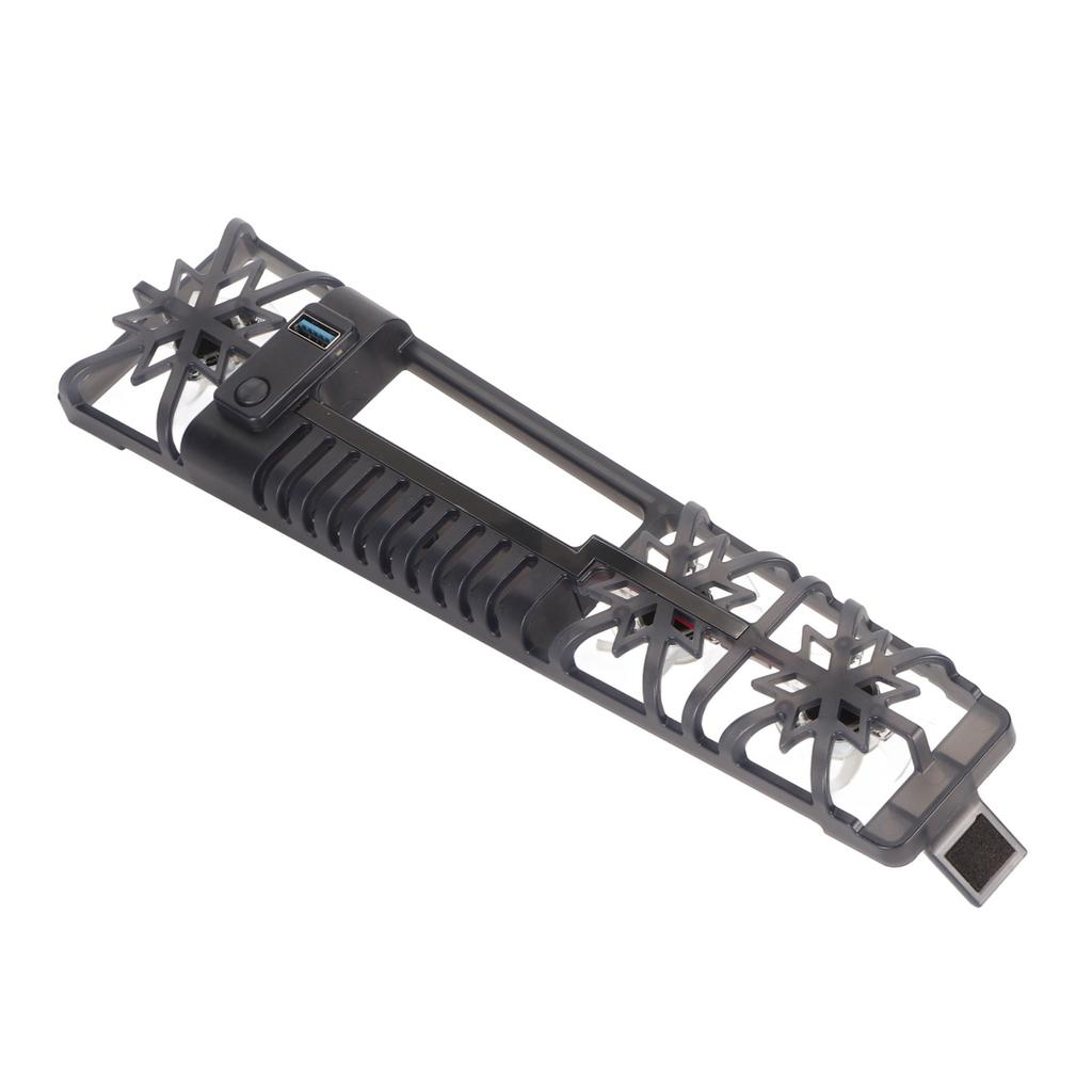 Console Cooling Fan High Speed RGB Light Game Console Cooler with USB 3.0 Port for PS5 Slim Disc Digital Editions Black