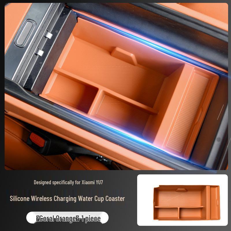 Xiaomi YU7 Car Armrest Console Storage Box - Interior Modification Accessory
