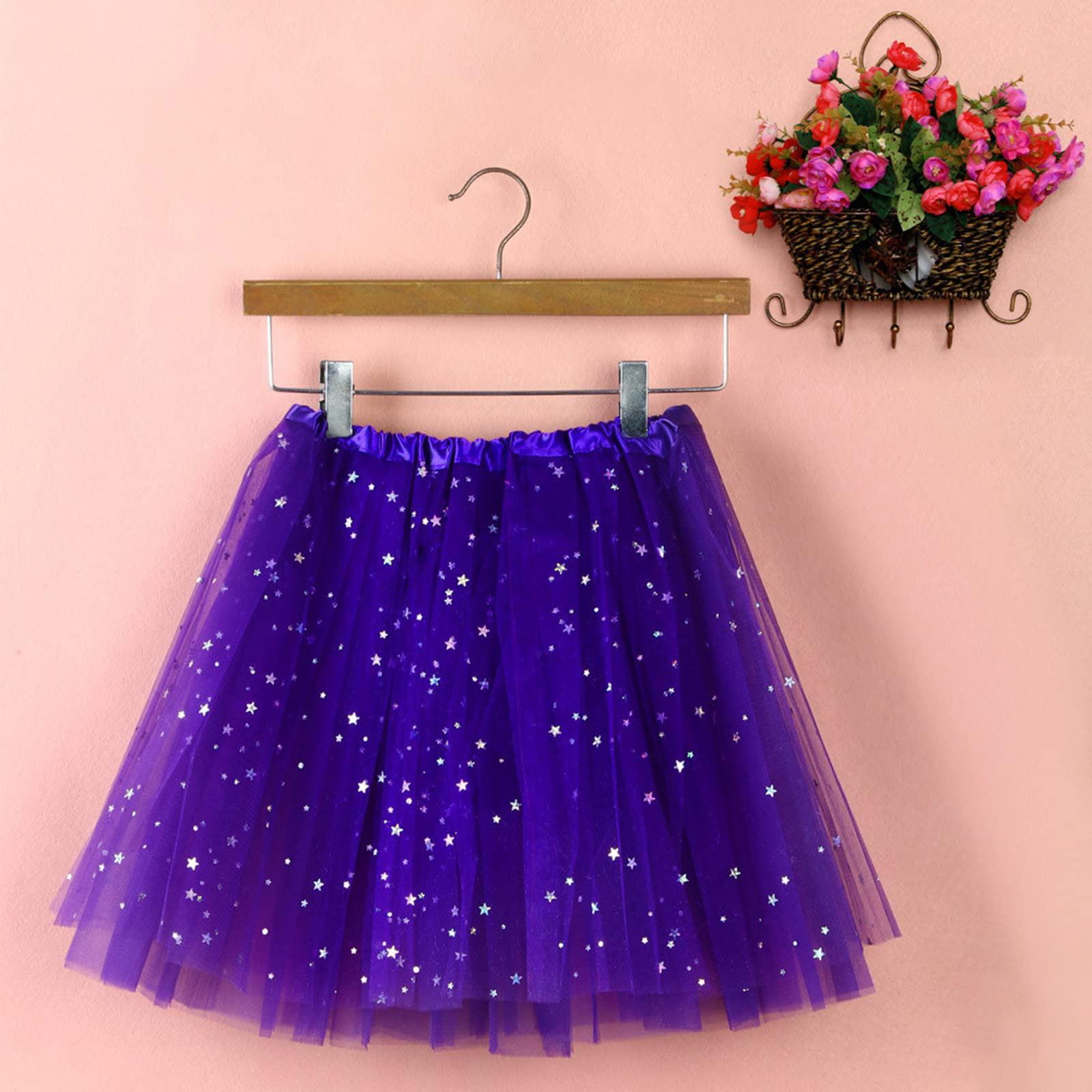 

Жіноча спідниця Блискучий фестивальний наряд Сукня для вечірки Нижня спідниця Танцювальна сукня Сукня для випускного вечірня сукня Балетна спідниця Косплей Святкова спідниця One Size темно-фіолетовий колір