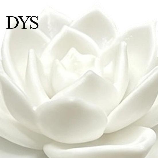 Home Office Zen Ornament 3D Printed Lotus Figurine, Elegant Incense Holder, Burner for Style Table Meditation Room Tea Decor