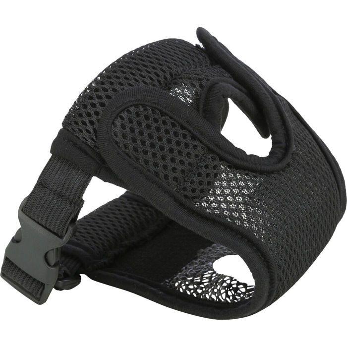 Culotte de protection - Trixie - Noir - Tissu respirant - Bandes auto-agrippantes - 3 serviettes incluses