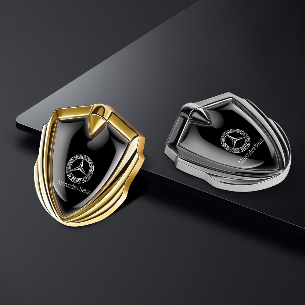 GLC GLB Nou Autocolant Metalic 3D pentru Aripa Laterală Mașină Emblema Scut Logo pentru Accesorii Mercedes Benz AMG W204 W213 W205 W211 W17