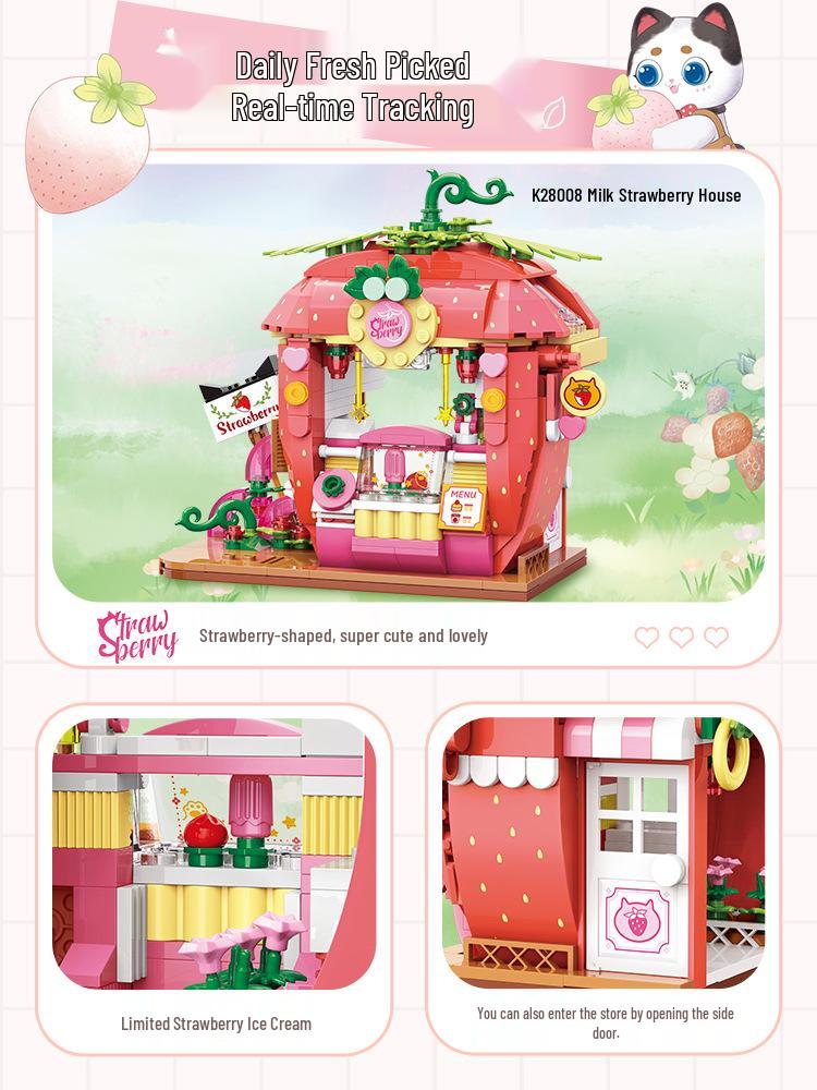Keeppley Fun Street View Building Blocks: Cute & Educational Toy Series C0101-K28019, Multiple Styles Available