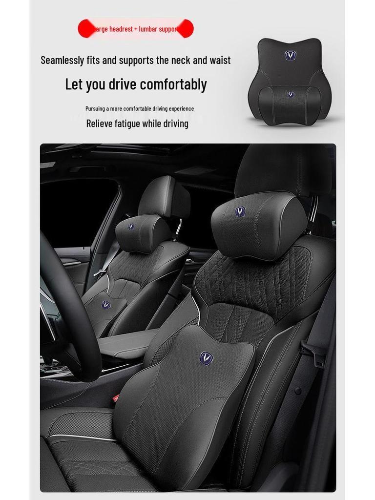 Compatible Headrests & Neck Supports for Changan CS55/75Plus, Eado UNI-V, and Ruicheng Backrests.