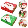 Large Christmas Gift Packaging Box Santa Claus Candy Cookie Box 2025 Christmas Decoration for Home Xmas Noel New Year Party 2025