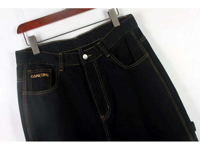 European-American Street Dance Loose Hip-Hop Skateboard Jeans for Men