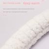 Car Steering Wheel Cover Winter Plush Cute New Style Warm Non-Slip Wear-Resistant High-End Round Steering Wheel Cover Decoration