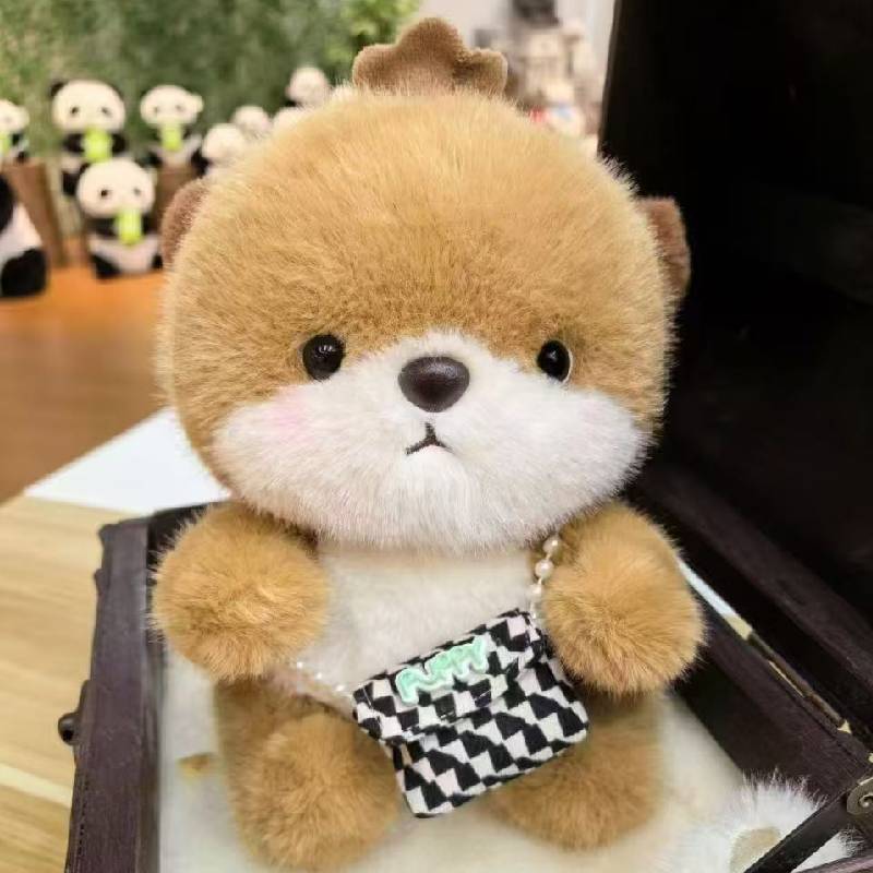 

Cute Otter Rabbit Plush Toy Stuffed Animal Doll Cartoon Decoration Gift Kids коричневый