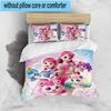 Heartsping Doll And Friends Fantasy 3pcs Bedding,Including 1pc Duvet Cover And 2pcs Pillowcases Perfect for Christmas,Ideal for Bedroom, Dormitory