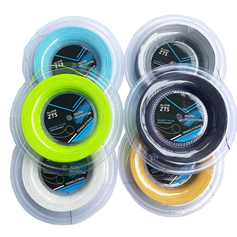 Elastic Tennis String Reliability Tennis Racket String Versatiles Tennis String for Consistent Play and Reduced Friction
