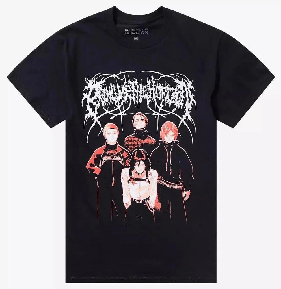 RARE! Bring Me The Horizon Anime Members Tee Shirt New HOT Unisex T-Shirt XXXXL