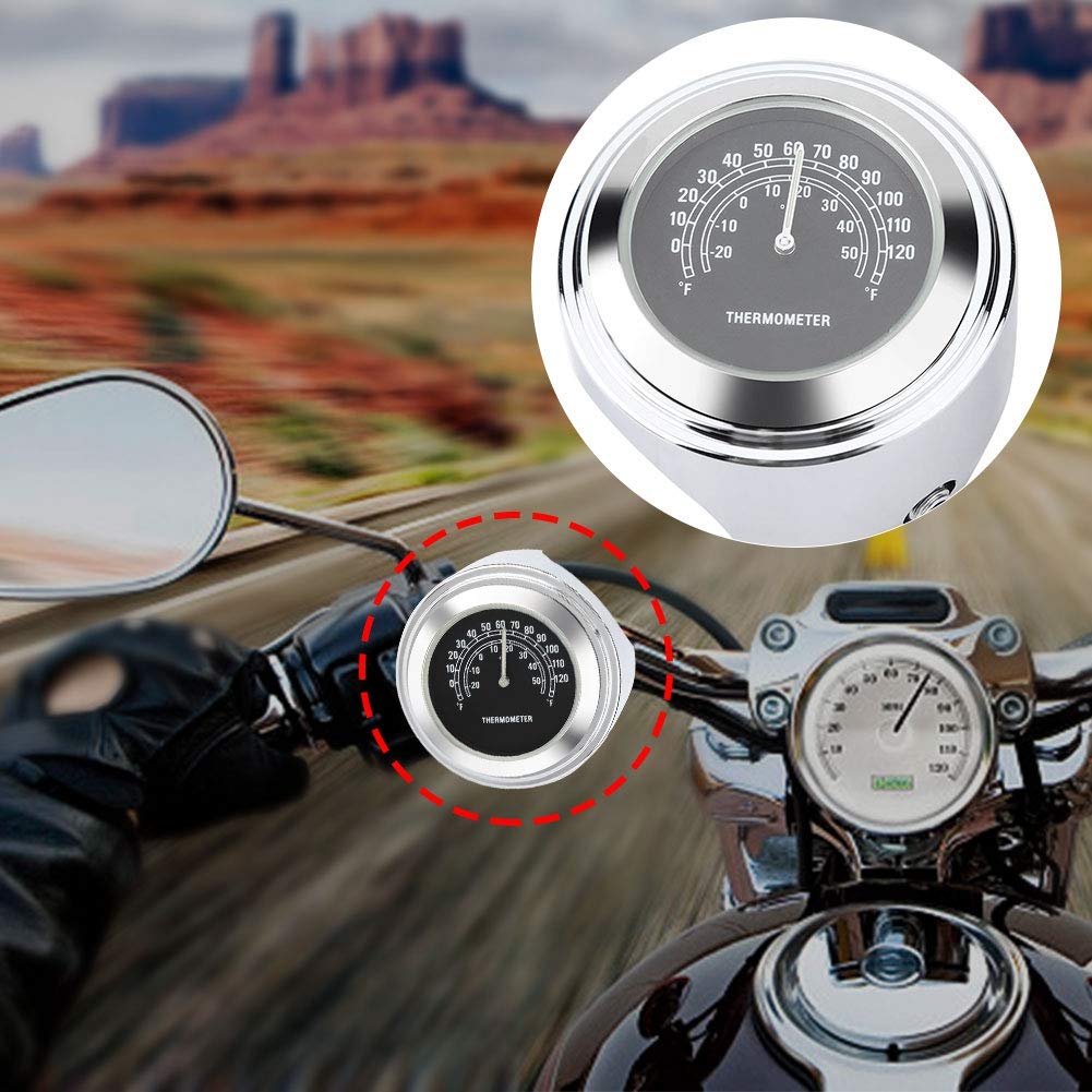 Lenkerthermometer, Langlebiges wasserdichtes Lenkerhalterungs-Thermometer Qualität für Fahrrad
