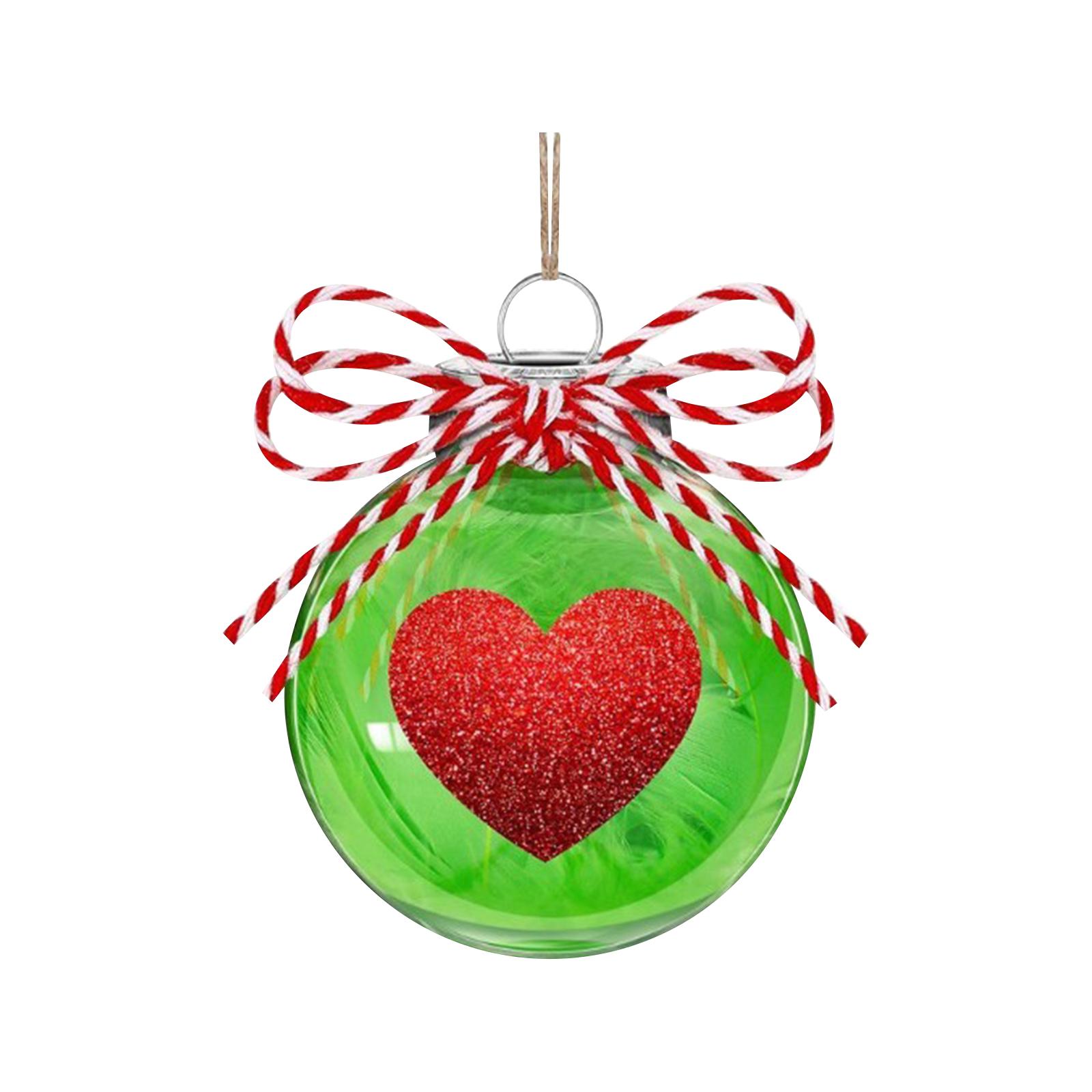 

Bowknot Little Plush Ball Christmas Decoration Hanging Plush Ball Festive Atmosphere Display. One Size