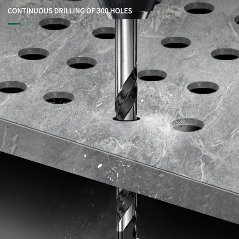 High Speed Masonry Drill Bits Triangular Shank Drill Set For Ceramic Glass Porcelain Wood With U Grooves Chip Removal