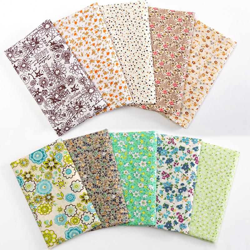 5pcs Patchwork Material DIY Floral Fabric Bundle DIY Crafts Squares Handcraft Pre-Cut Quilting Sewing Projects 25x25cm
