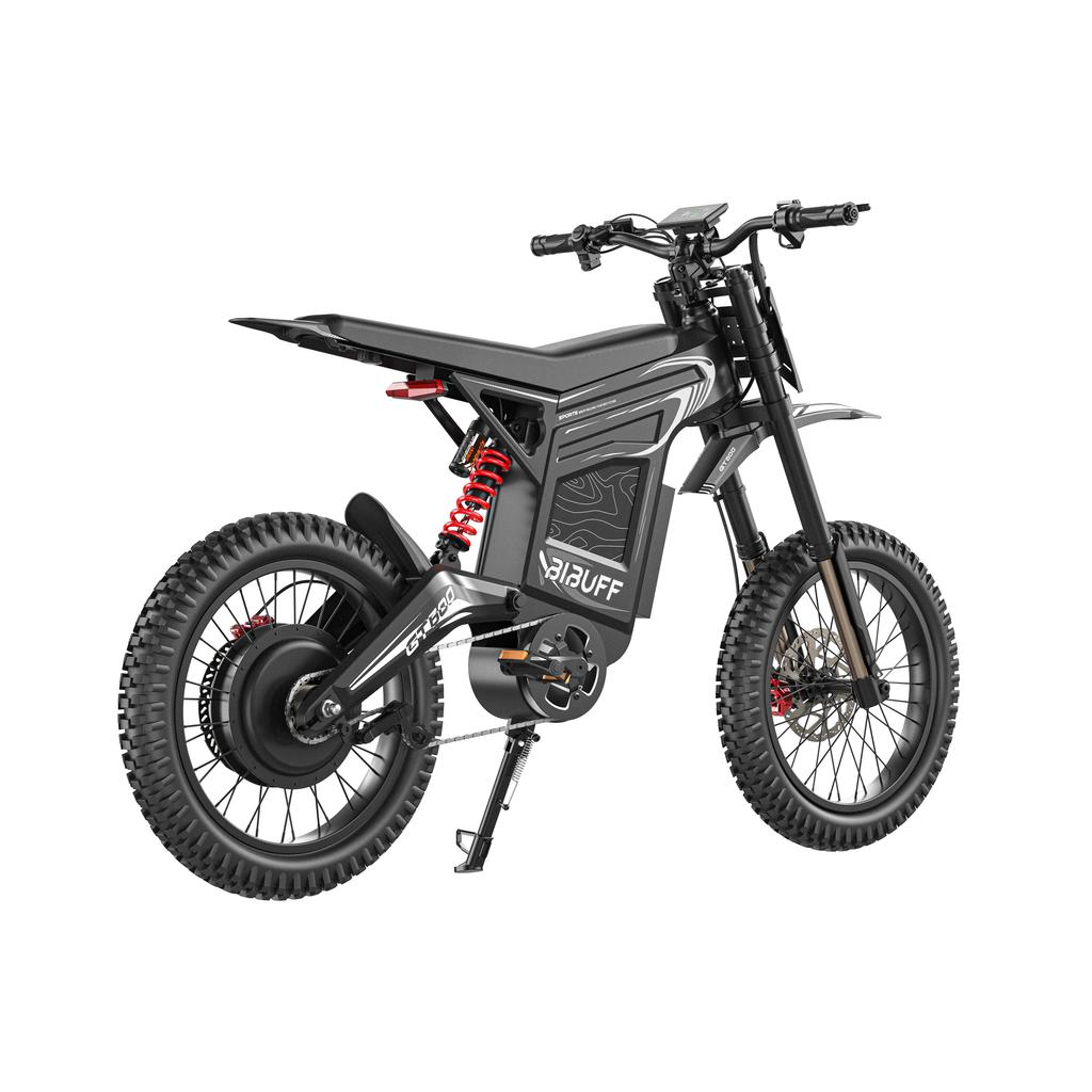 BIFULL GT600 Electric Dirt Bike with Reverse Gear,72V 30Ah Battery,Full Suspension