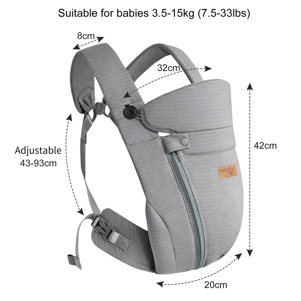 Vrbabies Baby Neugeborenes Tragen Neugeborenes Baby Baby Tragen Tragen Hüfte Neugeborenes Baby Tragen Für Beide Mütter und Verhindert Neugeborenes Baby Neugeborenes Baby