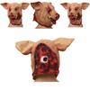 Funny Wild Boar Head Mask For Halloween Party Unique Latex Animal Costume Accessory