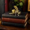 Lightweight 3D Printed Display Piece Articulated Bee Fidget Toy, Flexible Joint Figurine with Keychain, High Precision Hollow Body Model Mechanical