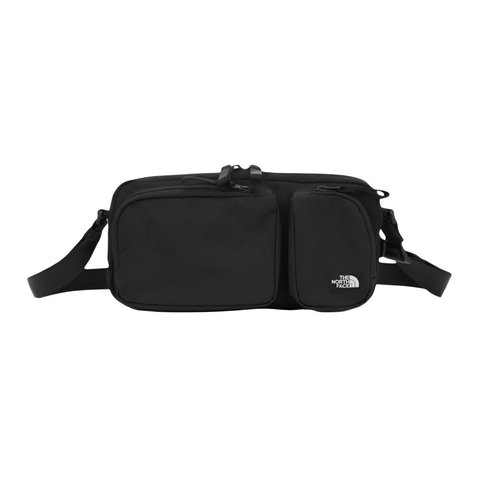 The North Face Urban Double Pocket Nylon Shoulder Crossbody Bag Outdoor Regular Women bags Black NN2PR48A Black 8240₽