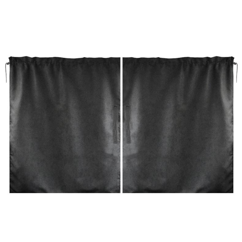 

Автомобильная перегородка для переднего и заднего сиденья, солнцезащитная шторка, шторка для конфиденциальности, автоаксессуары One Size чёрный