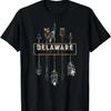 Camiseta da Tribo Delaware Tribal Boho Setas Desgastadas