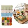 With Lids Baby Food Freezer Tray Silicone Material Baby Food Storage Container  For Baby