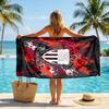 OGC Nice FC Druck Schnelltrocknendes Strandtuch Mikrofaser Saugfähig Tragbares Reise-Handtuch zum Schwimmen
