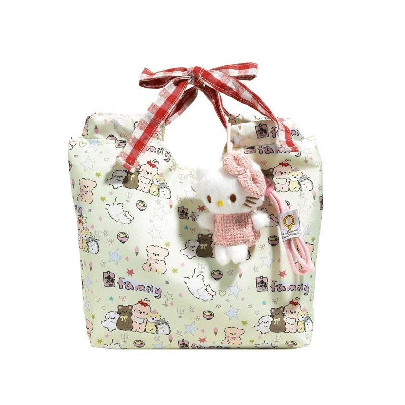 New Beautiful Lightweight Handbag Cute Floral Handbag Niche Printed Versatile Commuter Lightweight Women's Bag