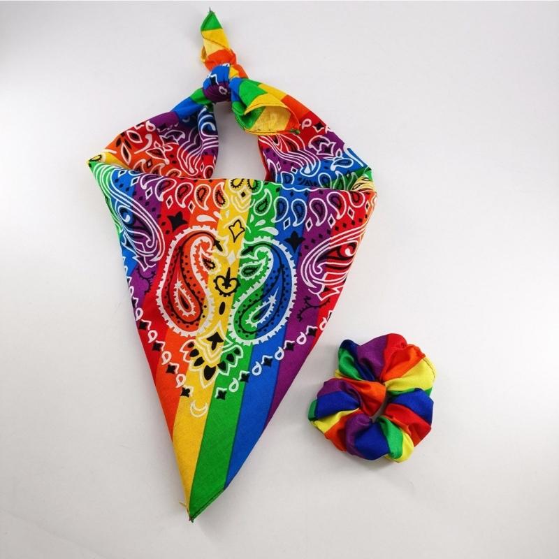 Rainbow Hair Rings Adjustable Headbands Durability Hair Loops Versatiles Hairband for Various Occasion