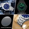 BINBOND Free Ship Luxury Accurate Quartz Wristwatches For Men Luminous Waterproof Auto Date Men's Watch Sturdy Casual Reloj