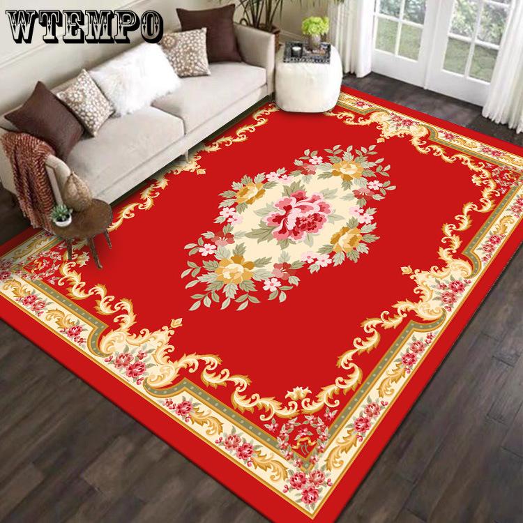 Chinese Style Living Room Carpet Sofa Coffee Table Carpet Bedroom Wear-resistant and Anti Slip Carpet