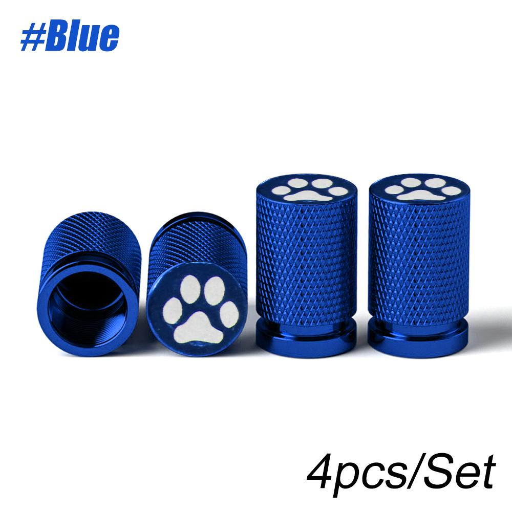 4Pcs Tire Valve Stem Cap Cover - Tire Air Cap Metal with O Rubber Ring Universal for Car Truck Motorcycle Bike Black Valve Stems 1