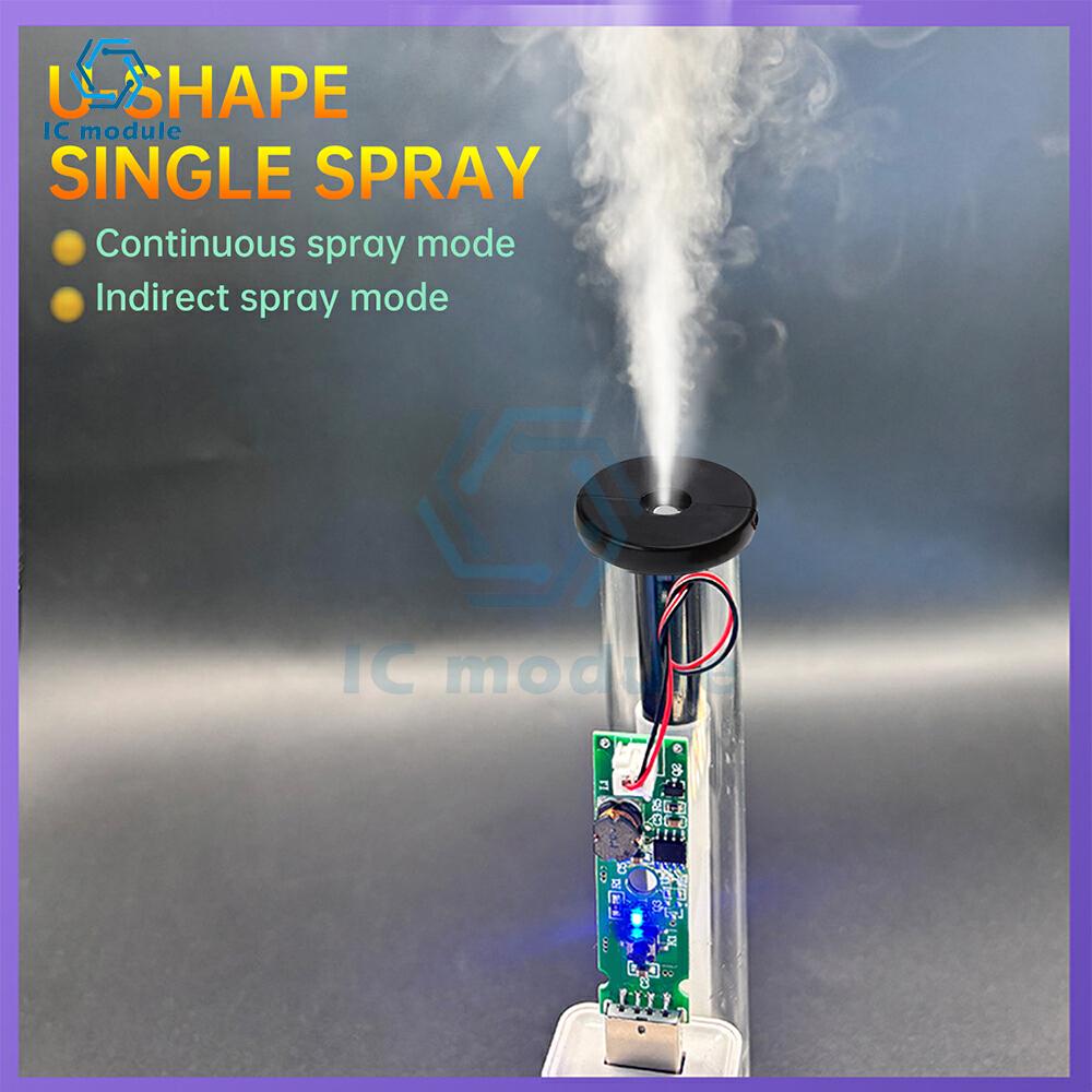 1.5-2W USB Mini Tek Sprey Nemlendirici Atomizasyon Modülü Ultrasonik Atomize Edici Nemlendirici Modülü Hava Atomizasyon Sürücü Kartı