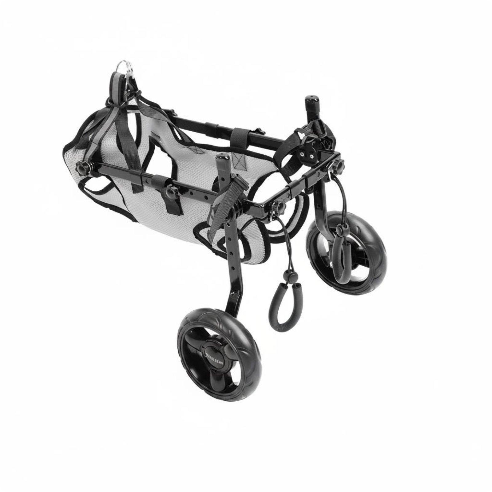 Disabled Pet Wheelchair Long Lasting Rear Leg Dog Wheelchair Recovery Dog Chair Aluminum Alloy Frame Breathable Mesh for Pet