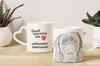 Labrador Retriever - cup with a dog, adorable cup with a heart-shaped handle, universal gift from the Art-Dog brand